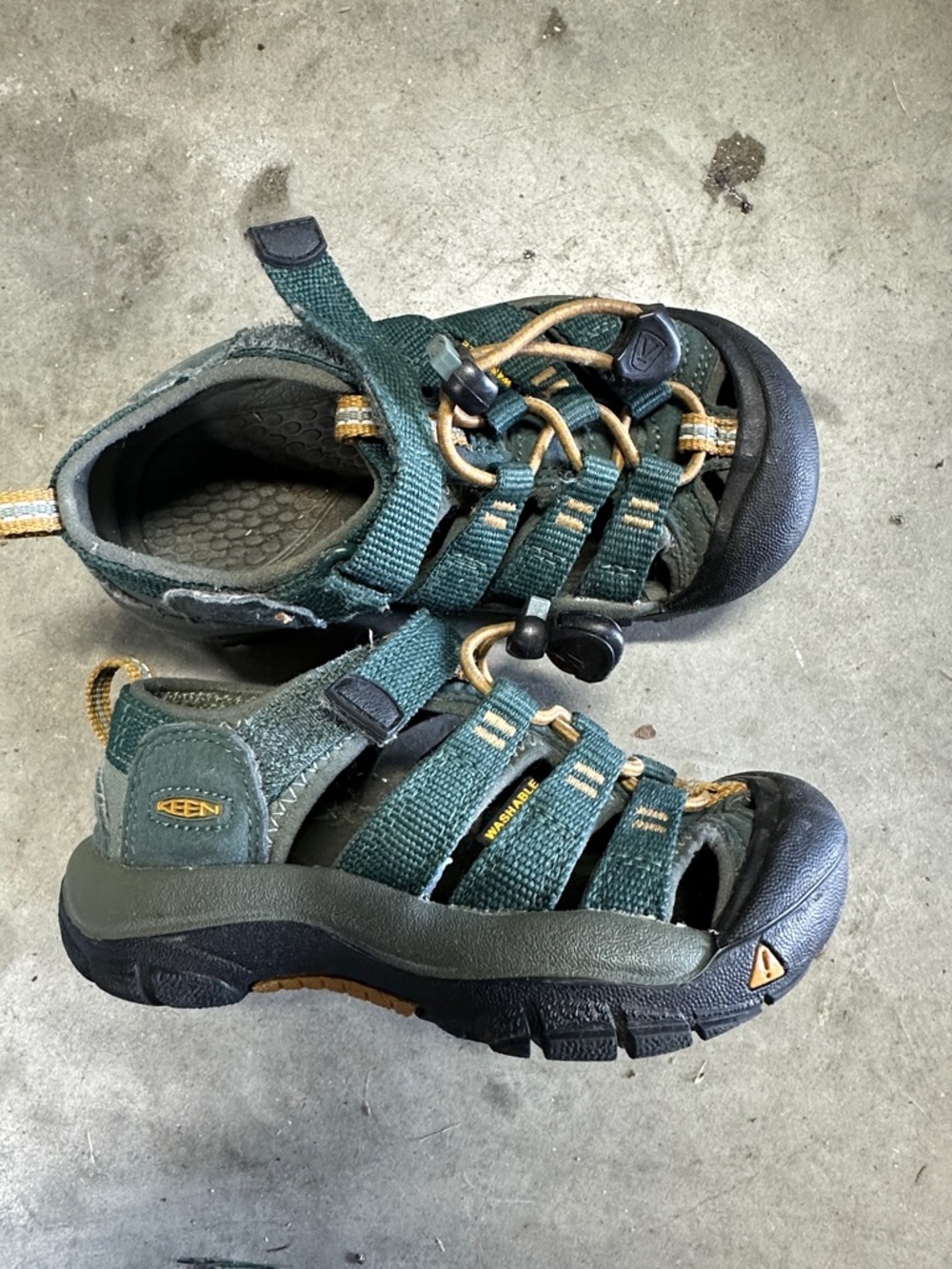 Keen Kids Green and Black Sport Sandals